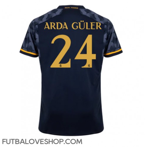 Dres Real Madrid Arda Guler #24 Preč 2023-24 Krátky Rukáv
